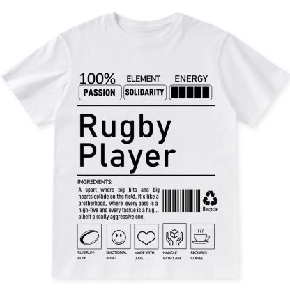 Rugby Player Unisex Fit Cotton T-Shirt wearishow
