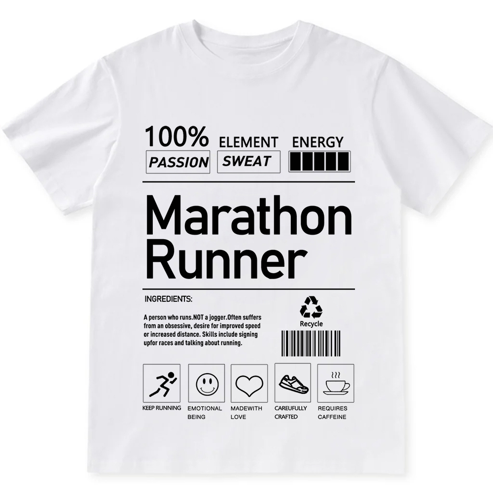 Marathon Runner  Unisex Fit Cotton T-Shirt wearishow