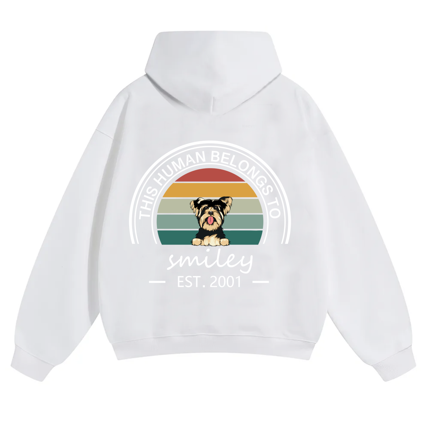 This Human Belongs To 3 - Personalized Custom Unisex Hoodie