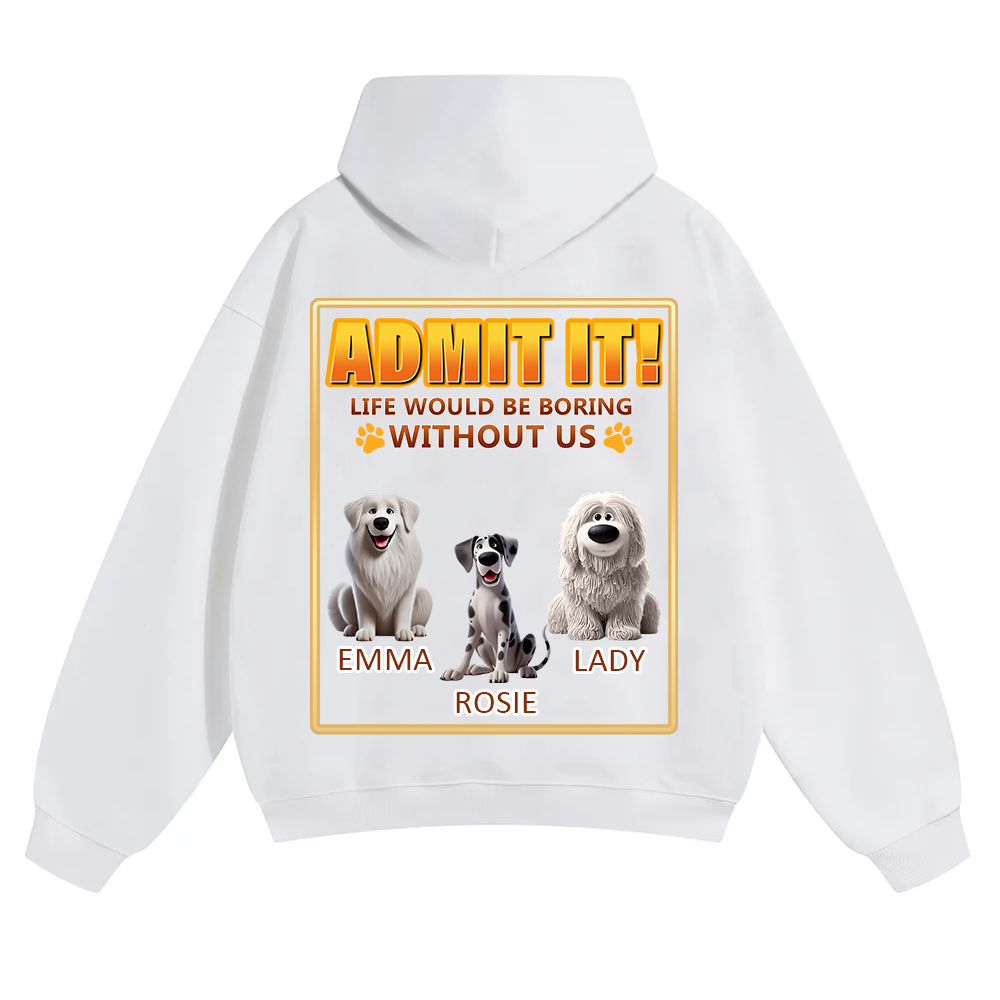 Life Would Be Boring Without Me - Personalized Custom Unisex Soild Color Hoodies wearishow