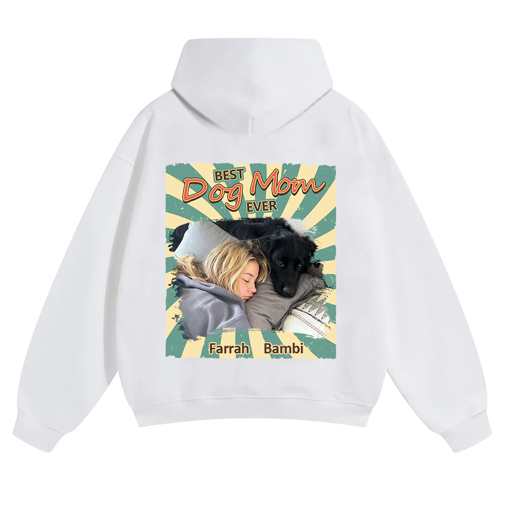 Retro Funny Dog Shirt Photo - Personalized Custom Unisex Soild Color Hoodies wearishow
