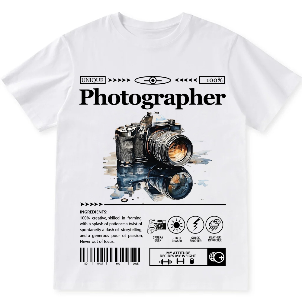 Photographer Unisex Fit Cotton T-Shirt wearishow