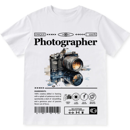 Photographer Unisex Fit Cotton T-Shirt wearishow