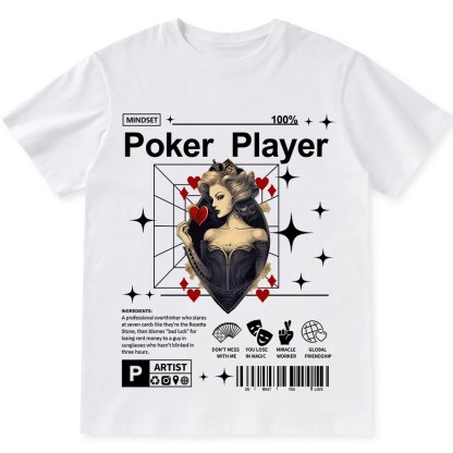 Poker Player Unisex Fit Cotton T-Shirt wearishow