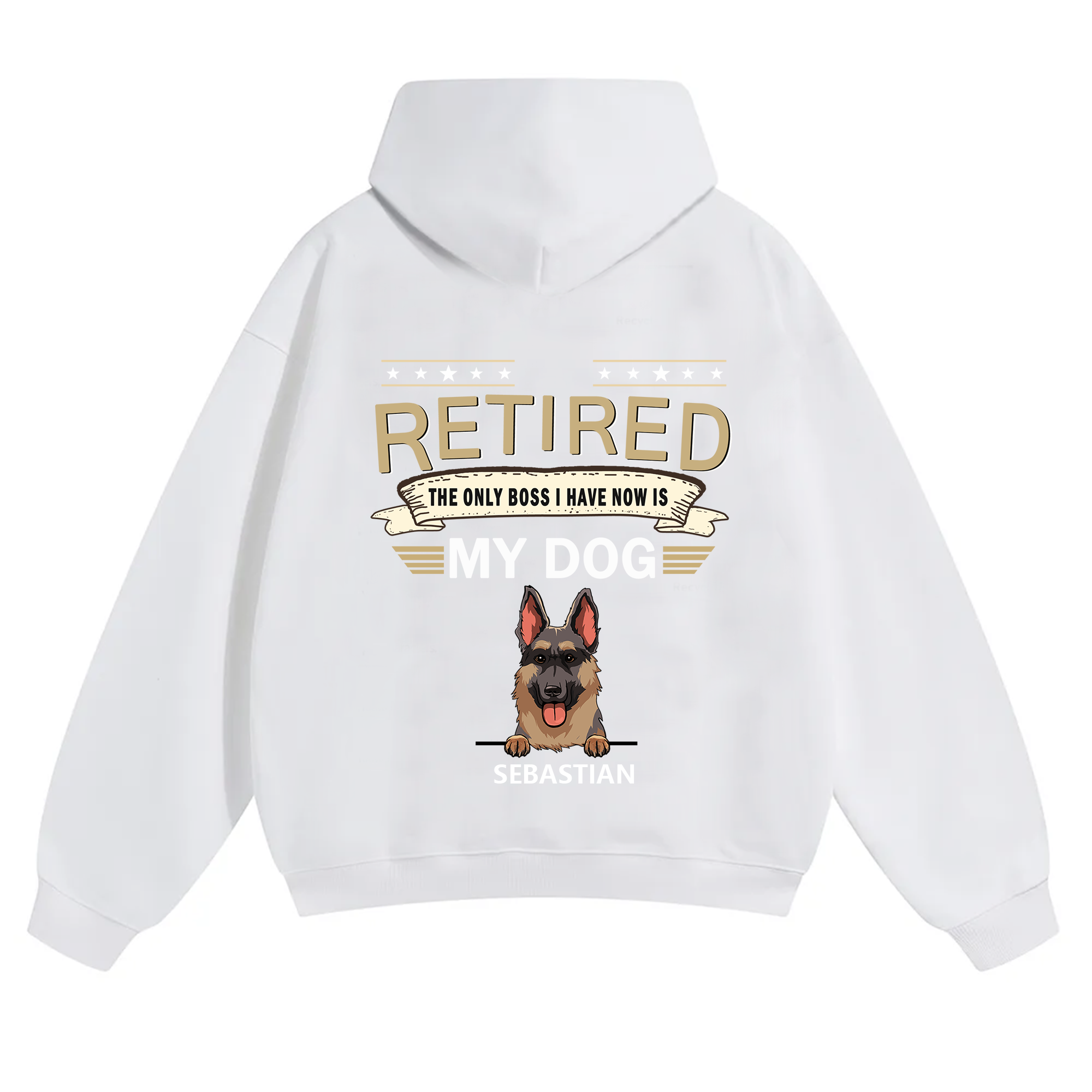 The Only Boss I Have - Personalized Custom Unisex Hoodie