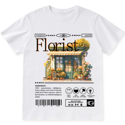 Florist Unisex Fit Cotton T-Shirt wearishow