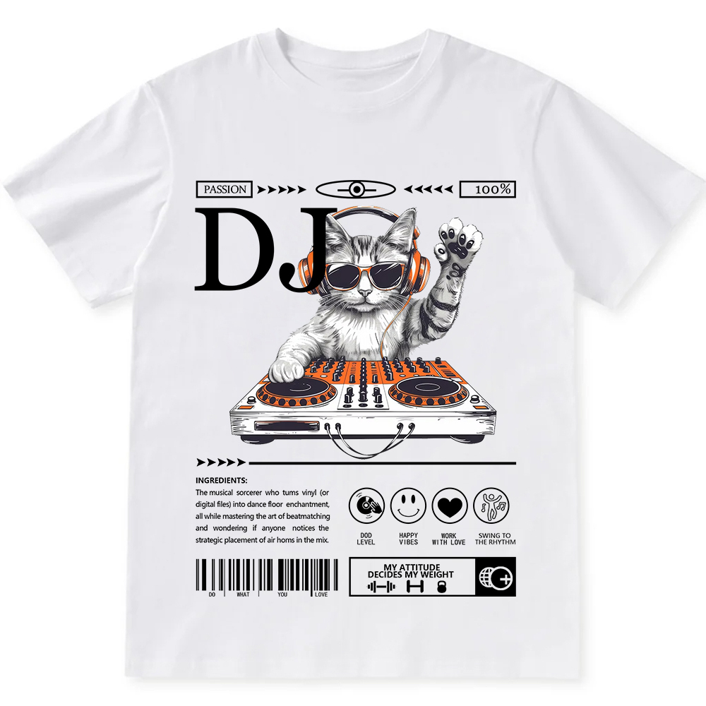 DJ Unisex Fit Cotton T-Shirt wearishow
