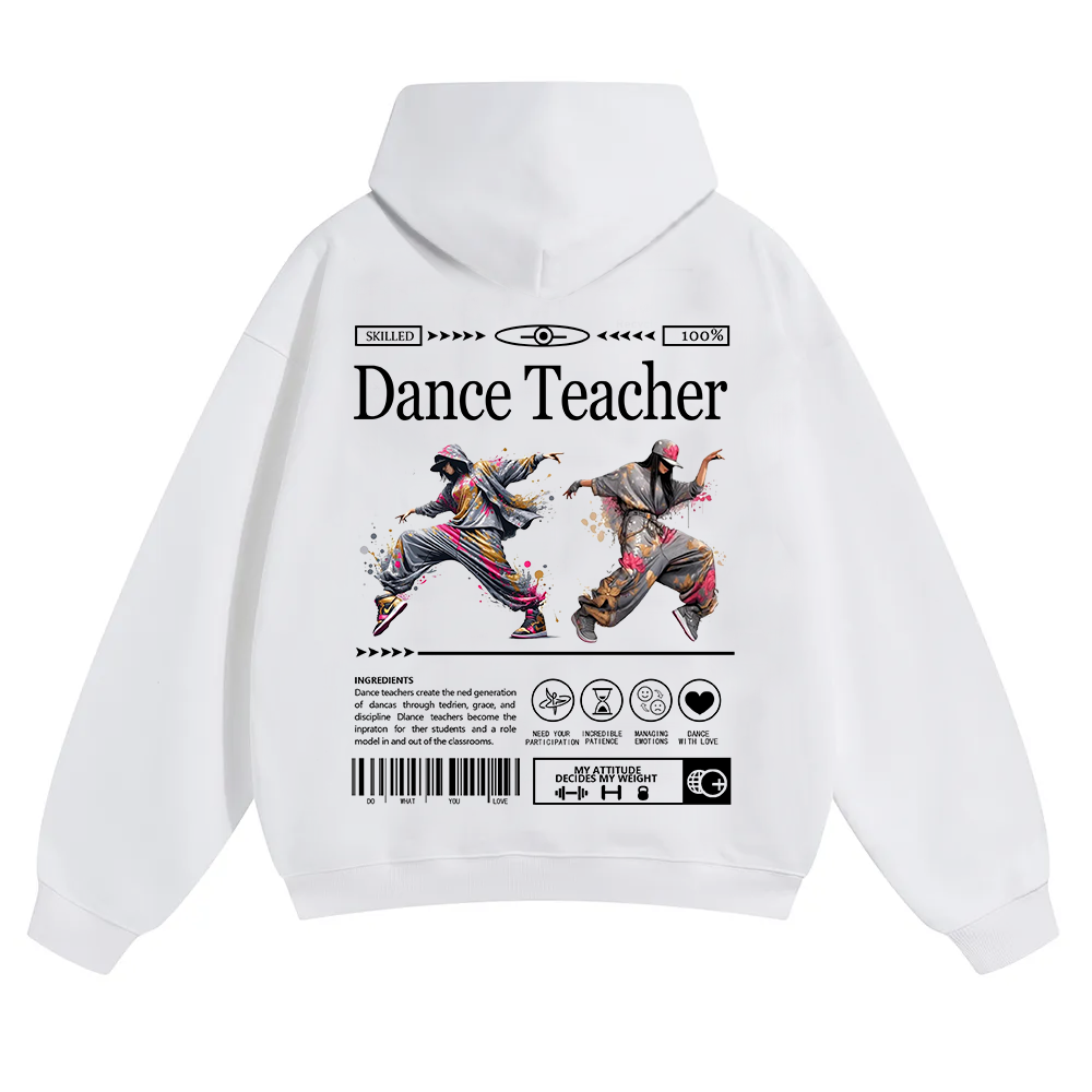 Dance Teacher Unisex Solid Color Hoodie wearishow