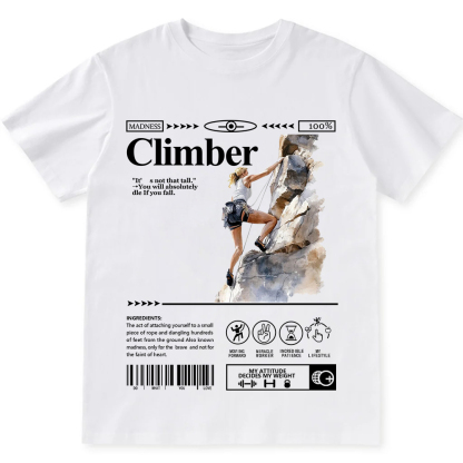 Climber Unisex Fit Cotton T-Shirt wearishow