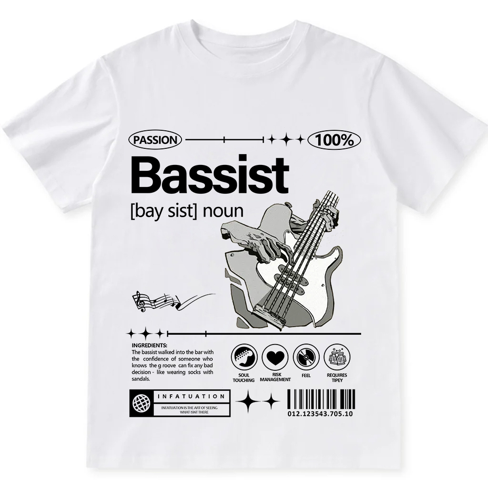 Bassist Unisex Fit Cotton T-Shirt wearishow