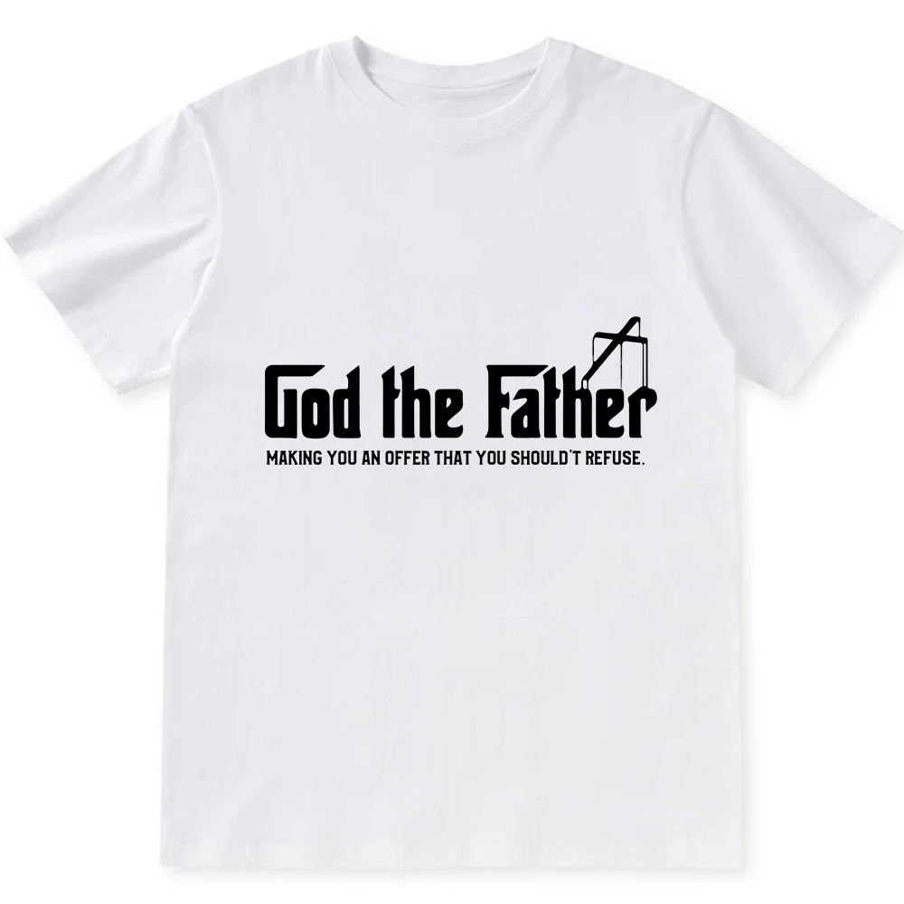 God The Father Christian Unisex Fit Cotton T-Shirt wearishow