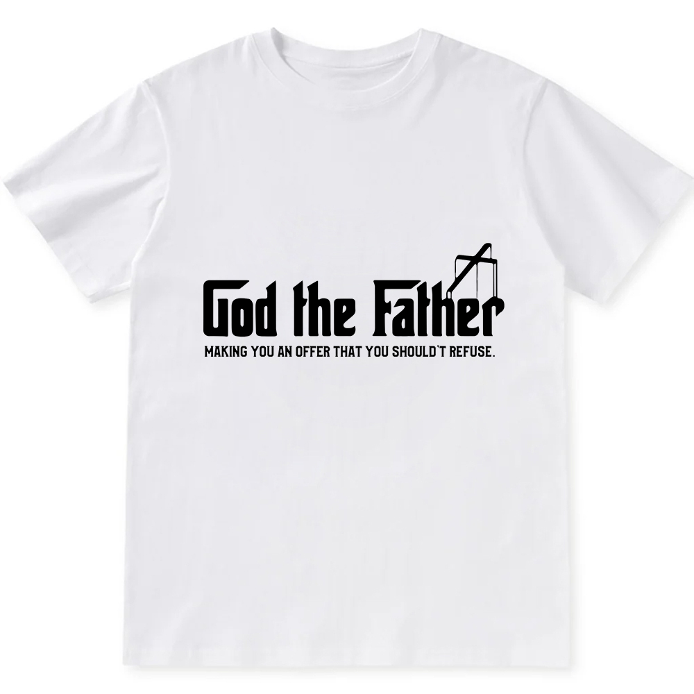 God The Father Christian Unisex Fit Cotton T-Shirt wearishow