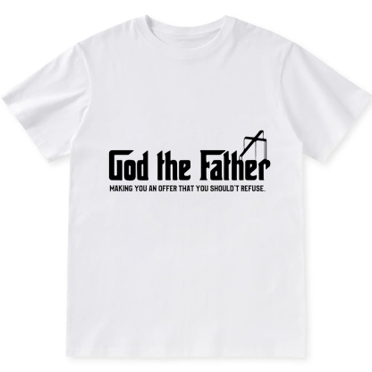 God The Father Christian Unisex Fit Cotton T-Shirt wearishow