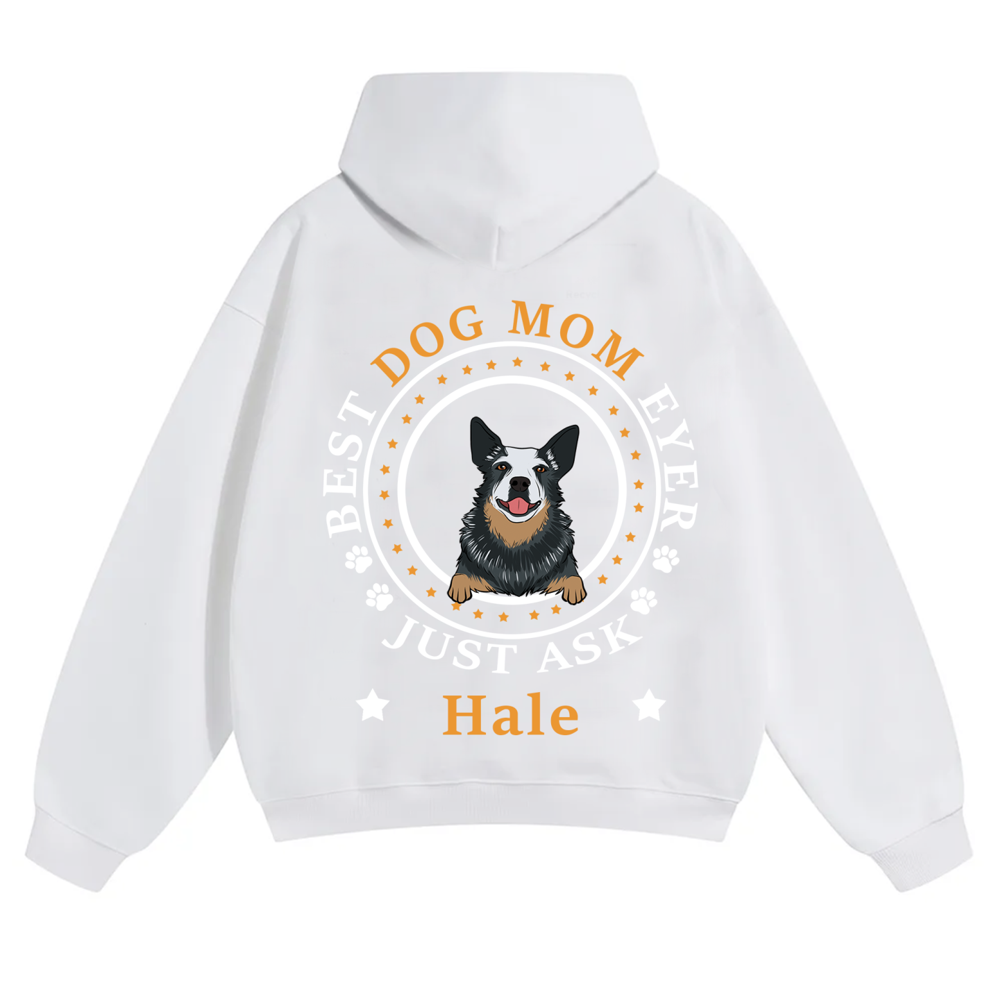 Best Dog Dad/Dog Mum Circle - Personalized Custom Unisex Hoodie