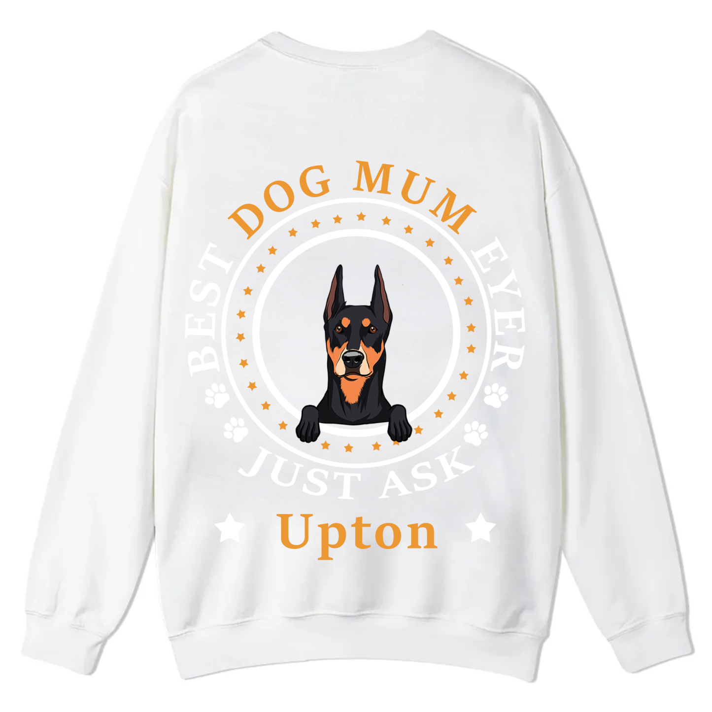 Best Dog Dad/Dog Mum Circle - Personalized Custom Unisex Casual Crewneck Sweatshirt