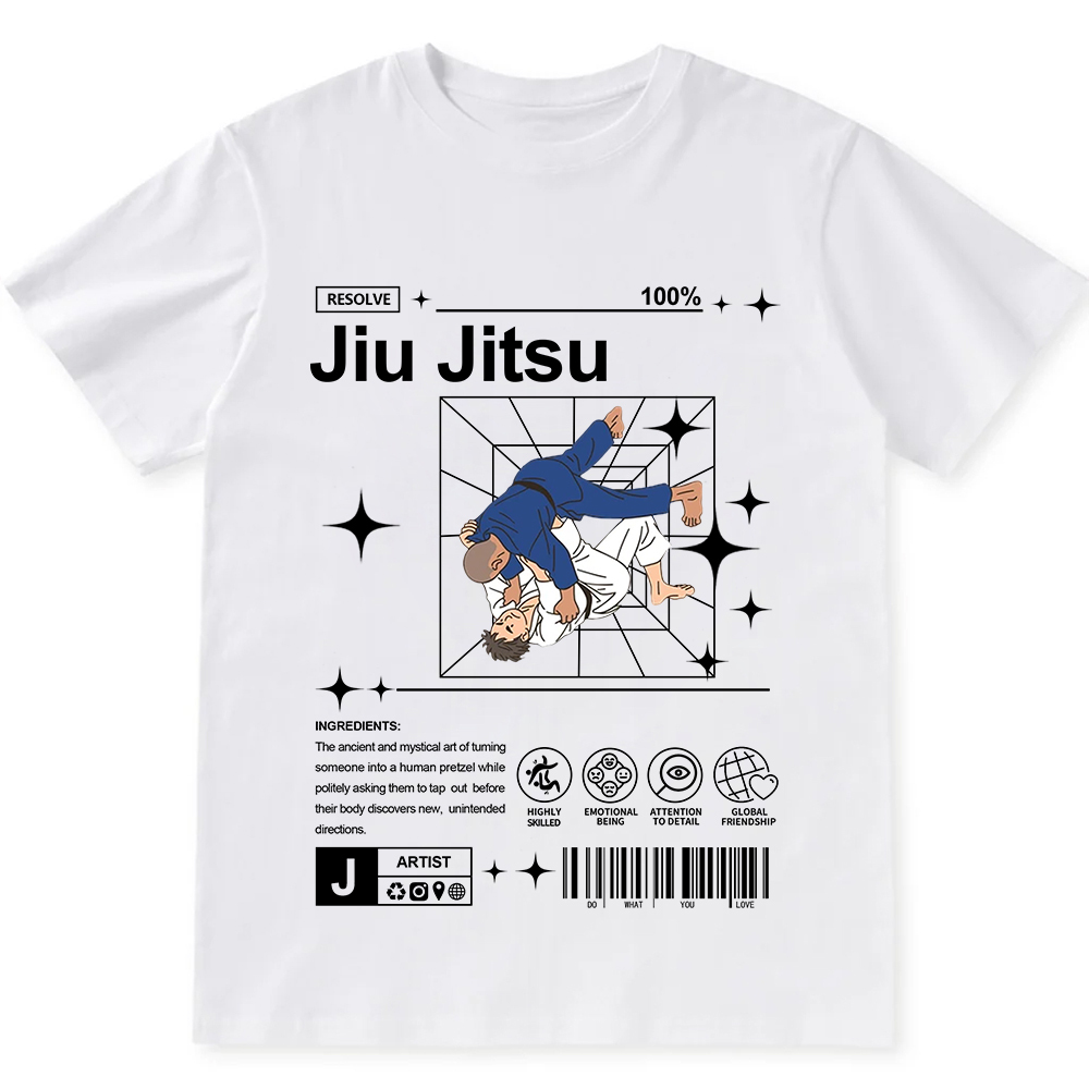 Jiu Jitsu Unisex Fit Cotton T-Shirt wearishow