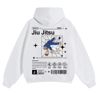 Jiu Jitsu Unisex Solid Color Hoodie wearishow
