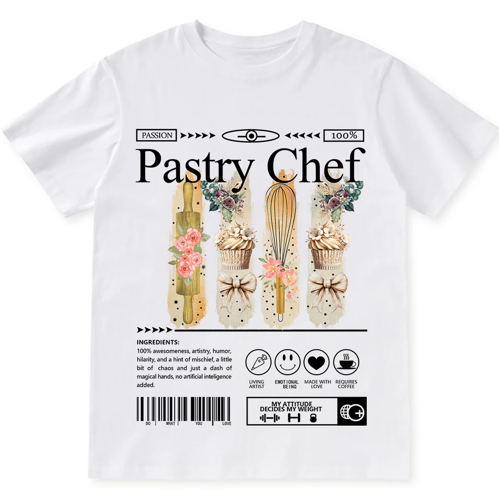 Pastry Chef Unisex Fit Cotton T-Shirt wearishow