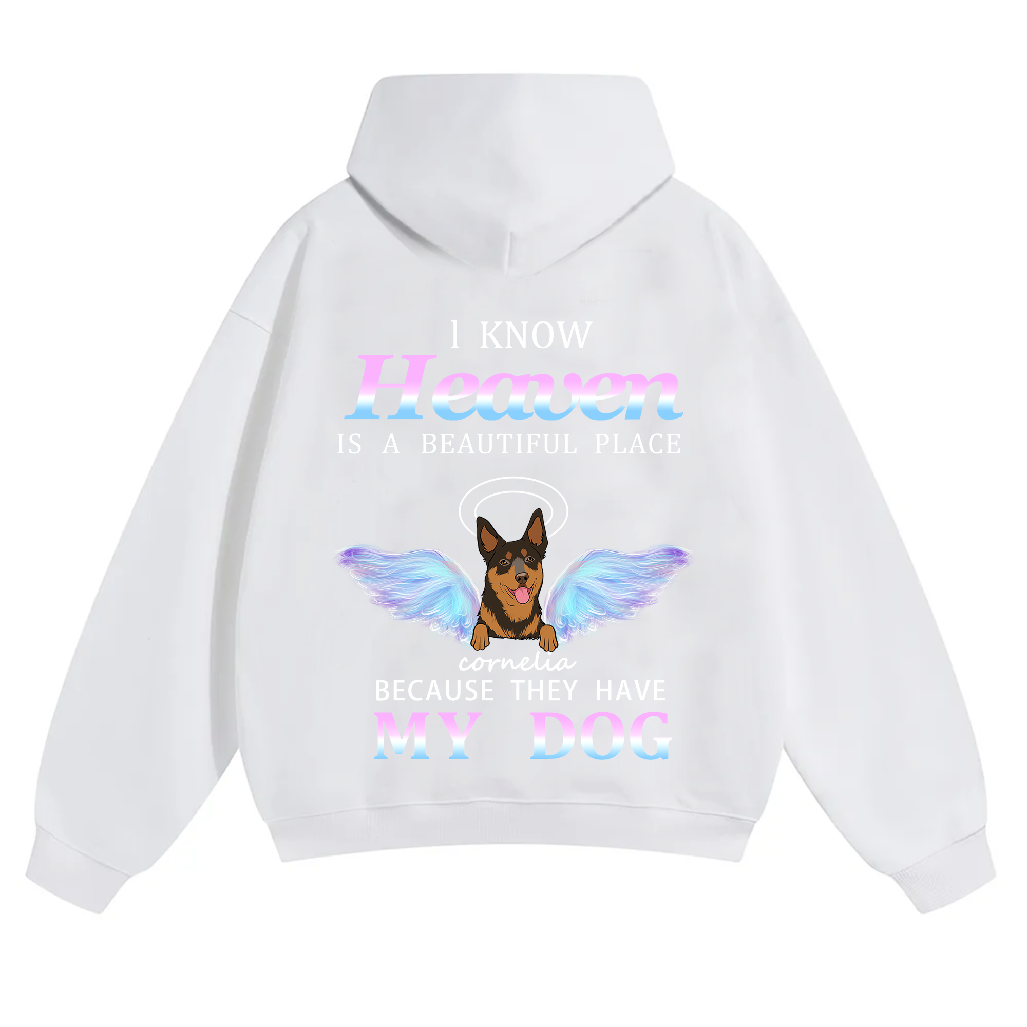 Heaven Is A Beautiful Place - Personalized Custom Unisex Hoodie