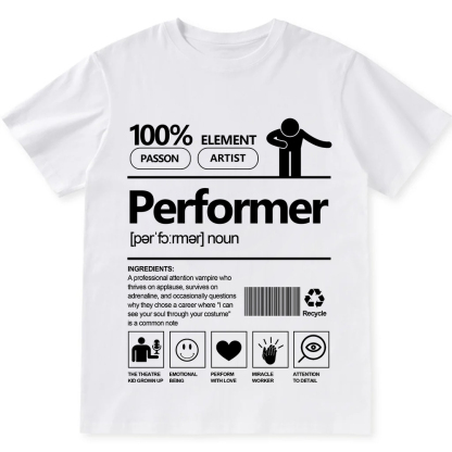 Performer Unisex Fit Cotton T-Shirt wearishow