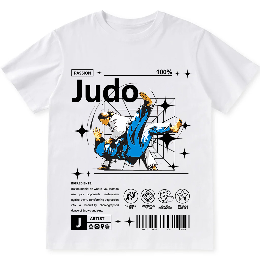 Judo Unisex Fit Cotton T-Shirt wearishow