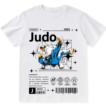 Judo Unisex Fit Cotton T-Shirt wearishow