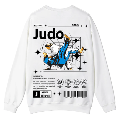 Judo Casual Crewneck Sweatshirt wearishow