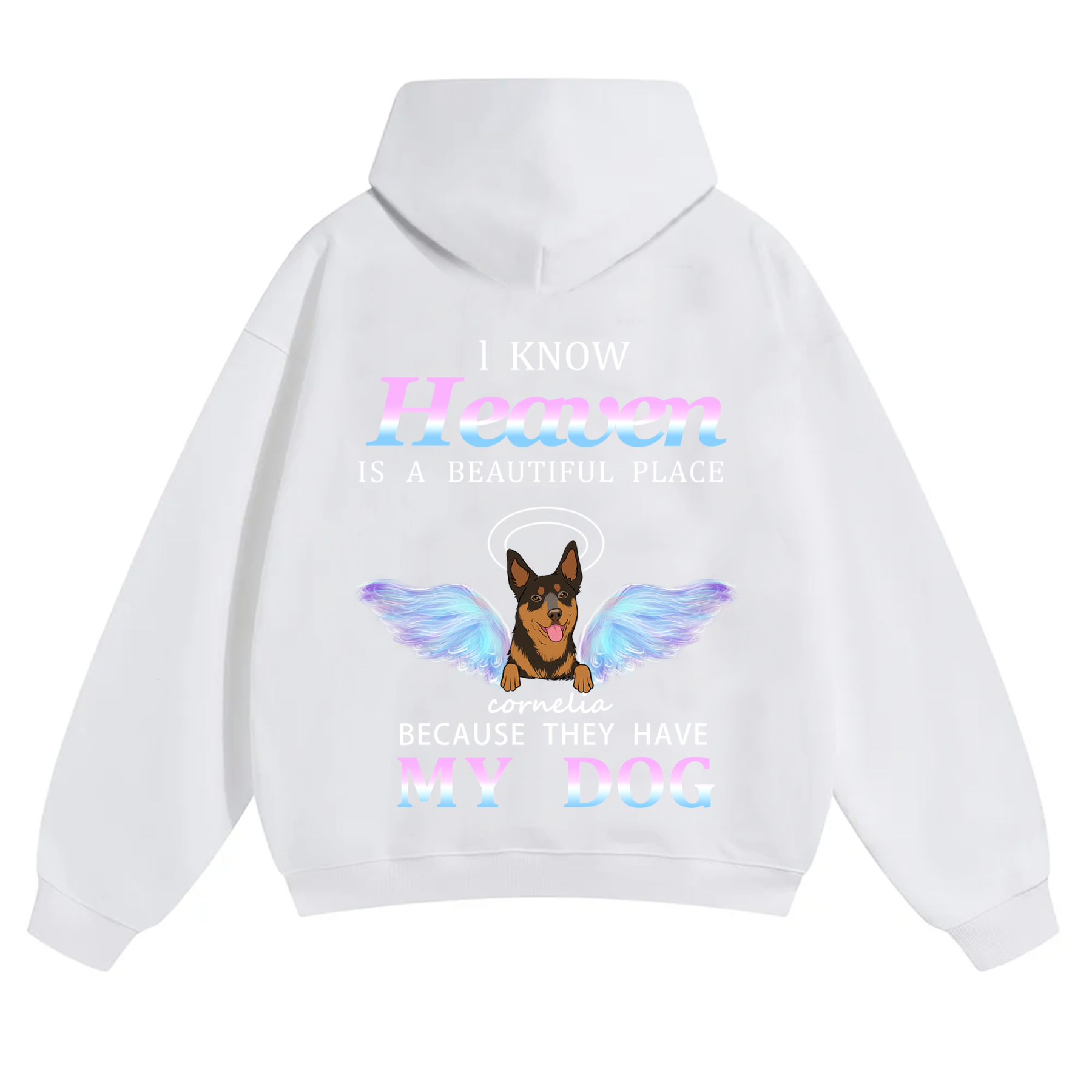Heaven Is A Beautiful Place - Personalized Custom Unisex Hoodie