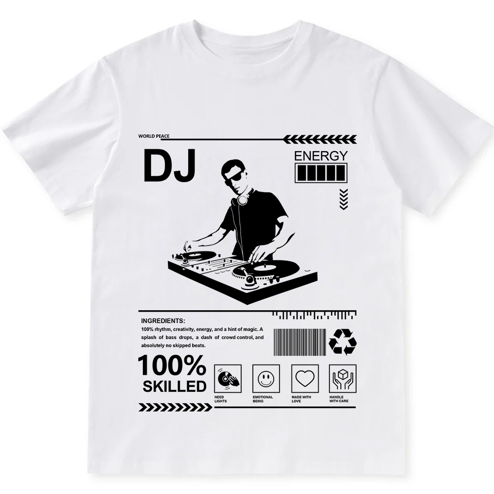 DJ Unisex Fit Cotton T-Shirt wearishow