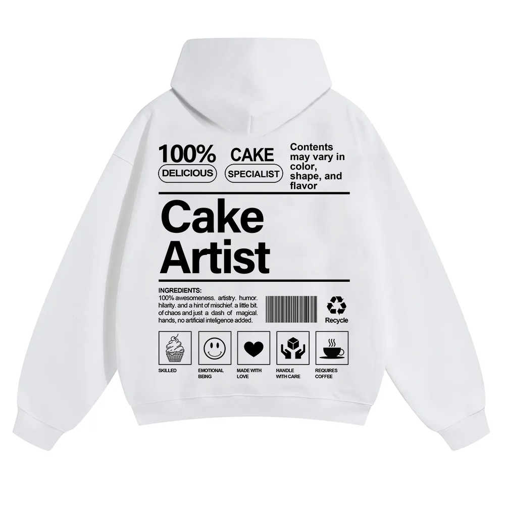 Cake Artist  Unisex Solid Color Hoodie wearishow