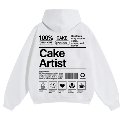 Cake Artist  Unisex Solid Color Hoodie wearishow