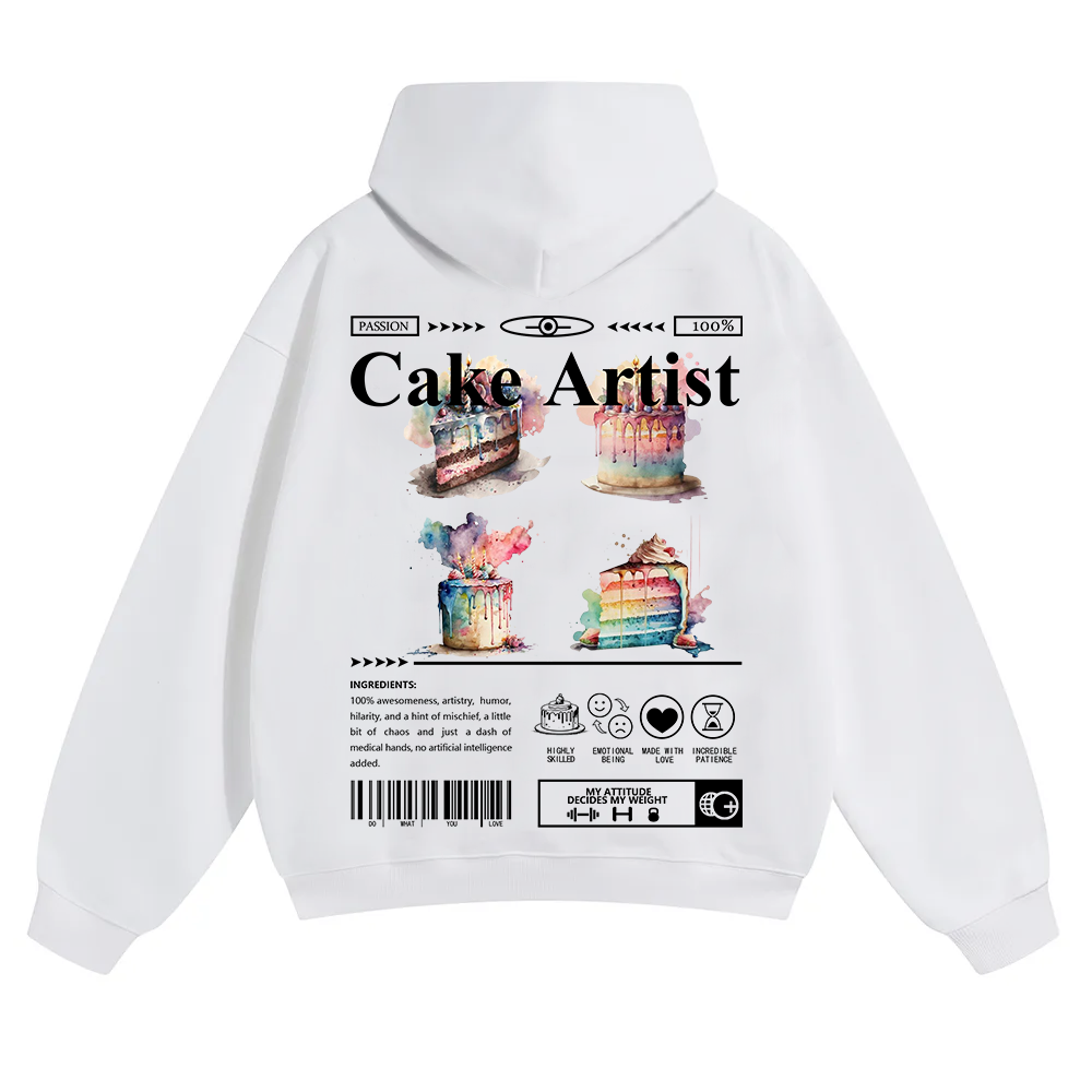 Cake Artist  Unisex Solid Color Hoodie wearishow