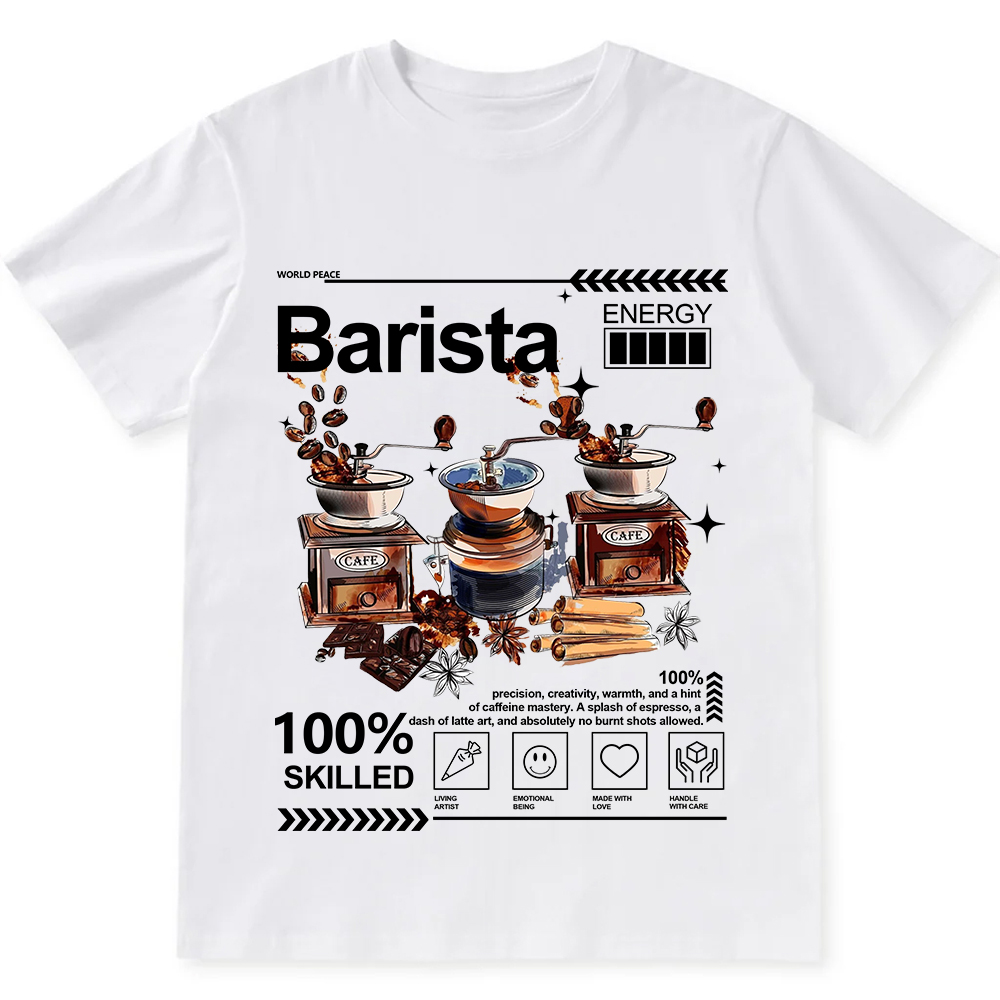 Barista  Unisex Fit Cotton T-Shirt wearishow