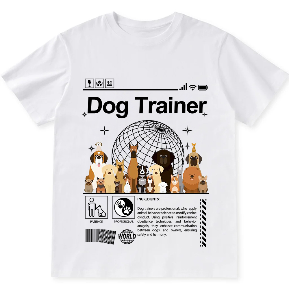 Dog Trainer Unisex Fit Cotton T-Shirt wearishow