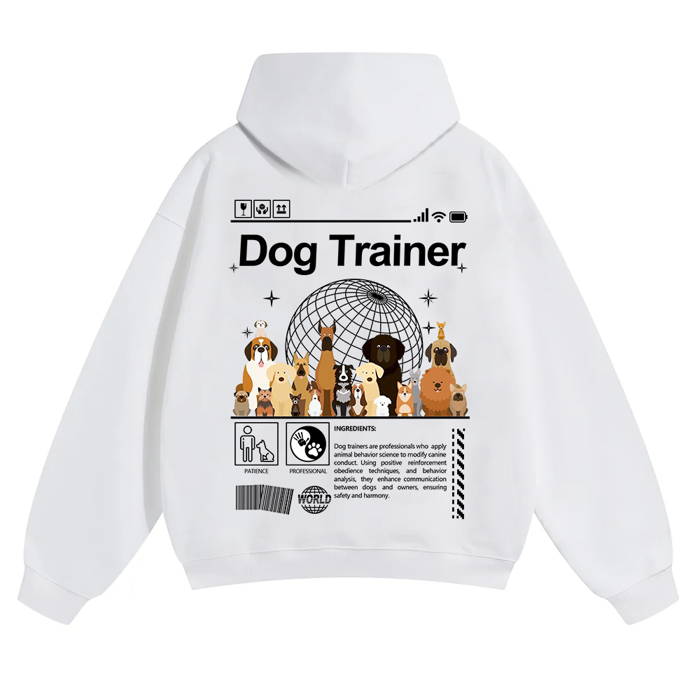 Dog Trainer Unisex Solid Color Hoodie wearishow