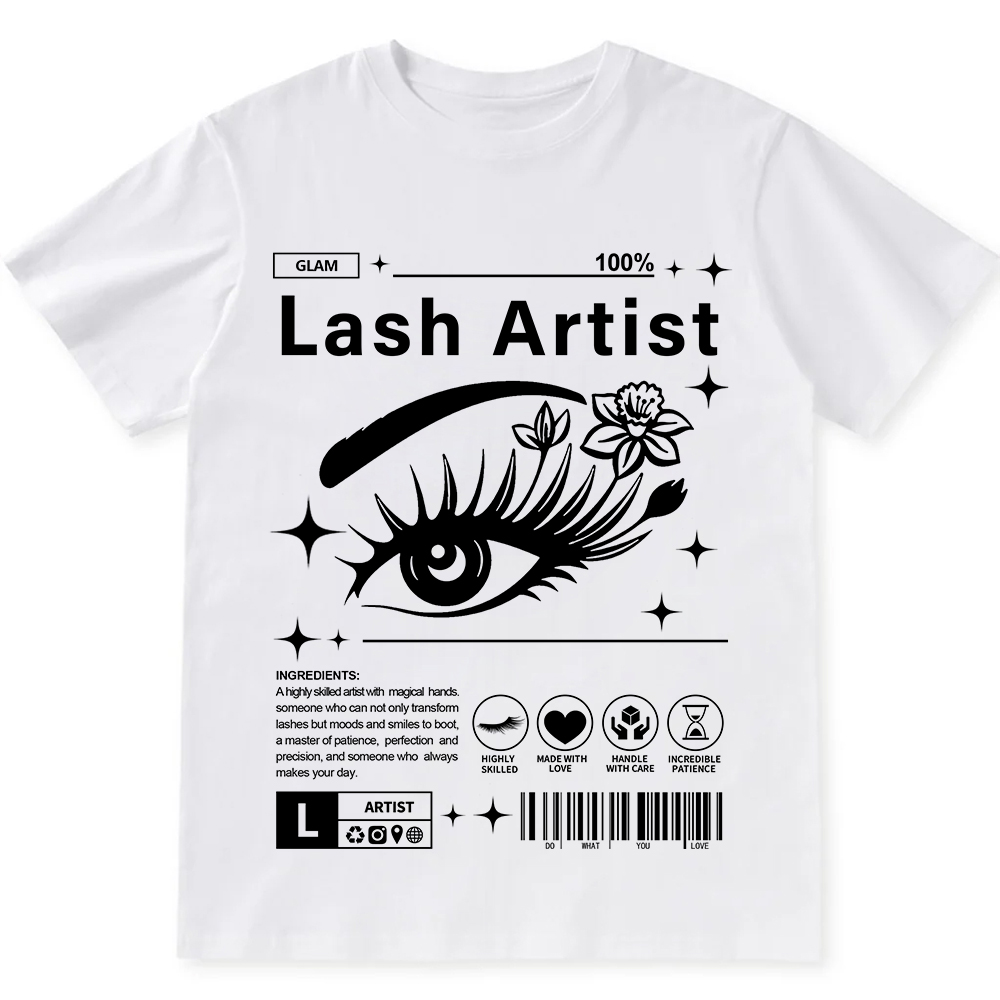 Lash Artist Unisex Fit Cotton T-Shirt wearishow