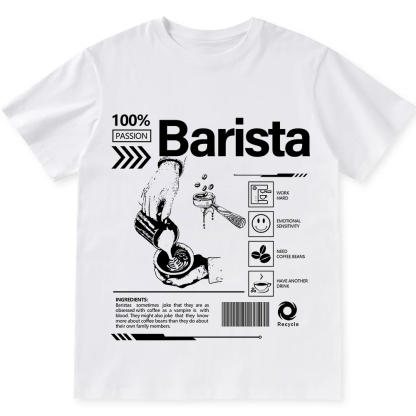 Barista  Unisex Fit Cotton T-Shirt wearishow