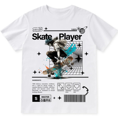 Skate Player Unisex Fit Cotton T-Shirt wearishow