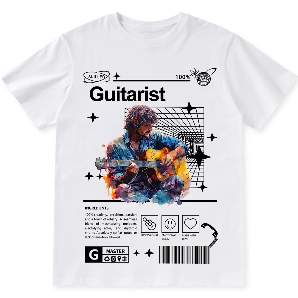 Guitarist Unisex Fit Cotton T-Shirt wearishow