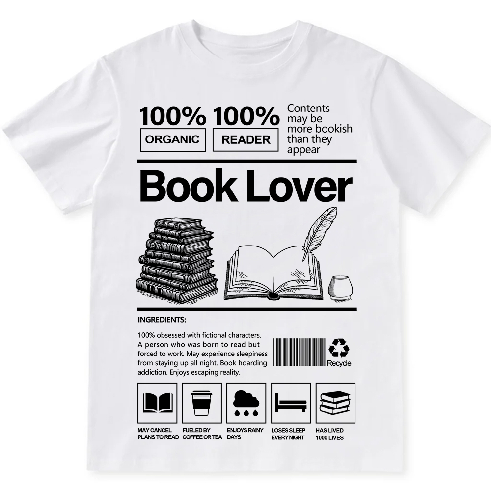 Book Lover Unisex Fit Cotton T-Shirt wearishow