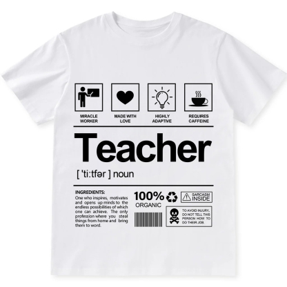 Teacher Unisex Fit Cotton T-Shirt wearishow