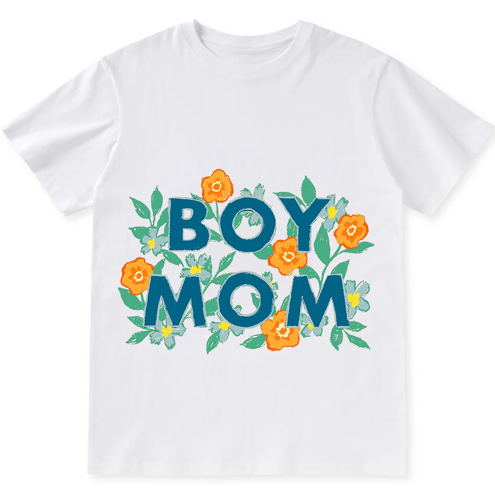 Boy Mom Unisex Fit Cotton T-Shirt wearishow