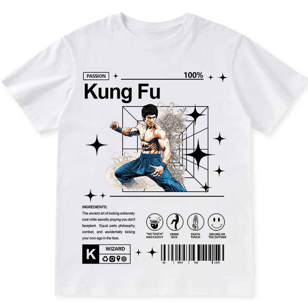 Kung Fu Unisex Fit Cotton T-Shirt wearishow
