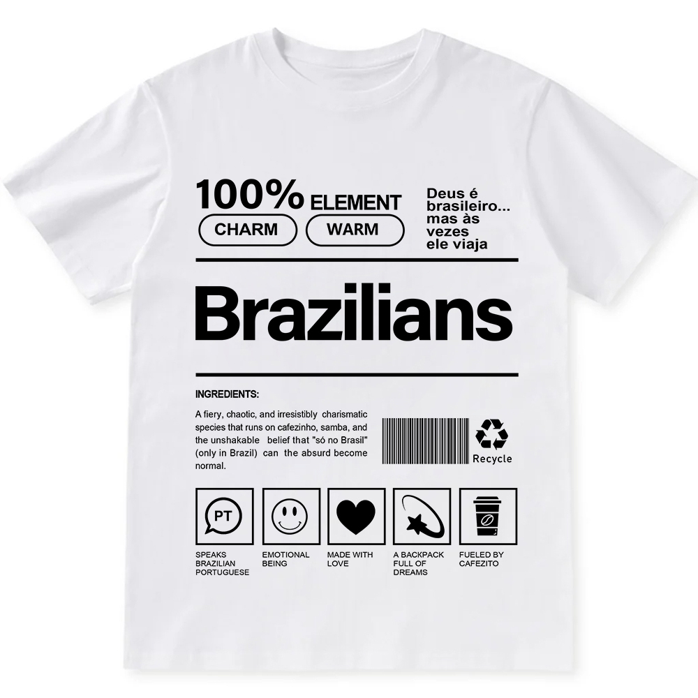Brazilians Unisex Fit  Cotton T-Shirt wearishow