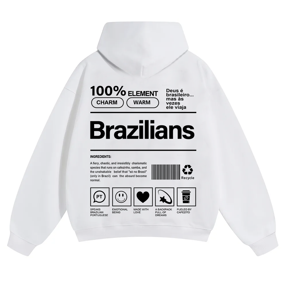 Brazilians Unisex Fit Color Hoodie wearishow