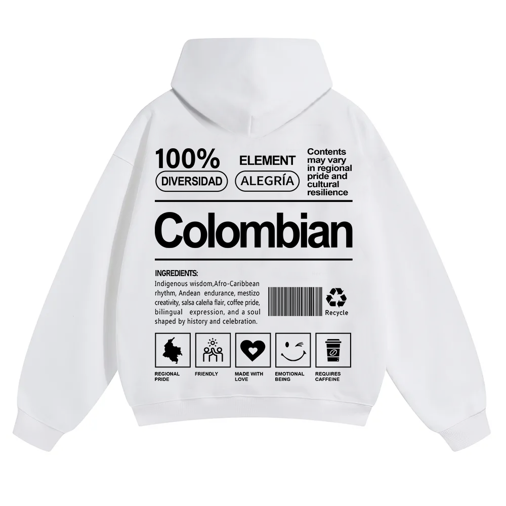 Colombian Unisex Fit Color Hoodie wearishow