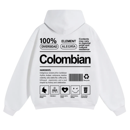 Colombian Unisex Fit Color Hoodie wearishow