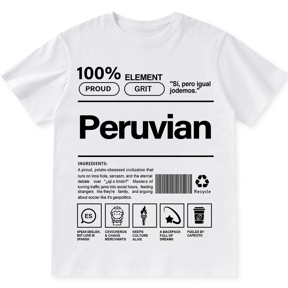 Peruvian Unisex Fit  Cotton T-Shirt wearishow