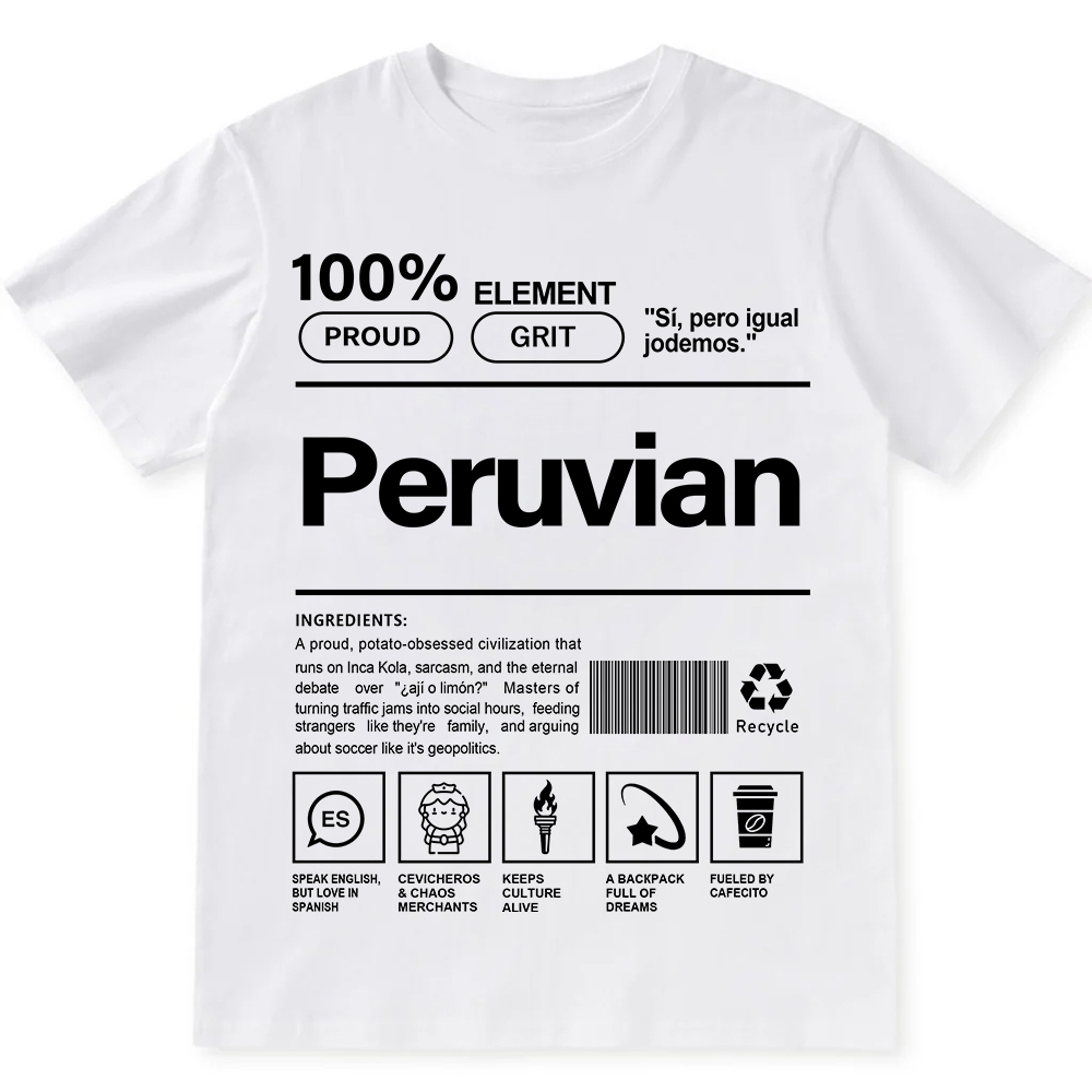 Peruvian Unisex Fit  Cotton T-Shirt wearishow