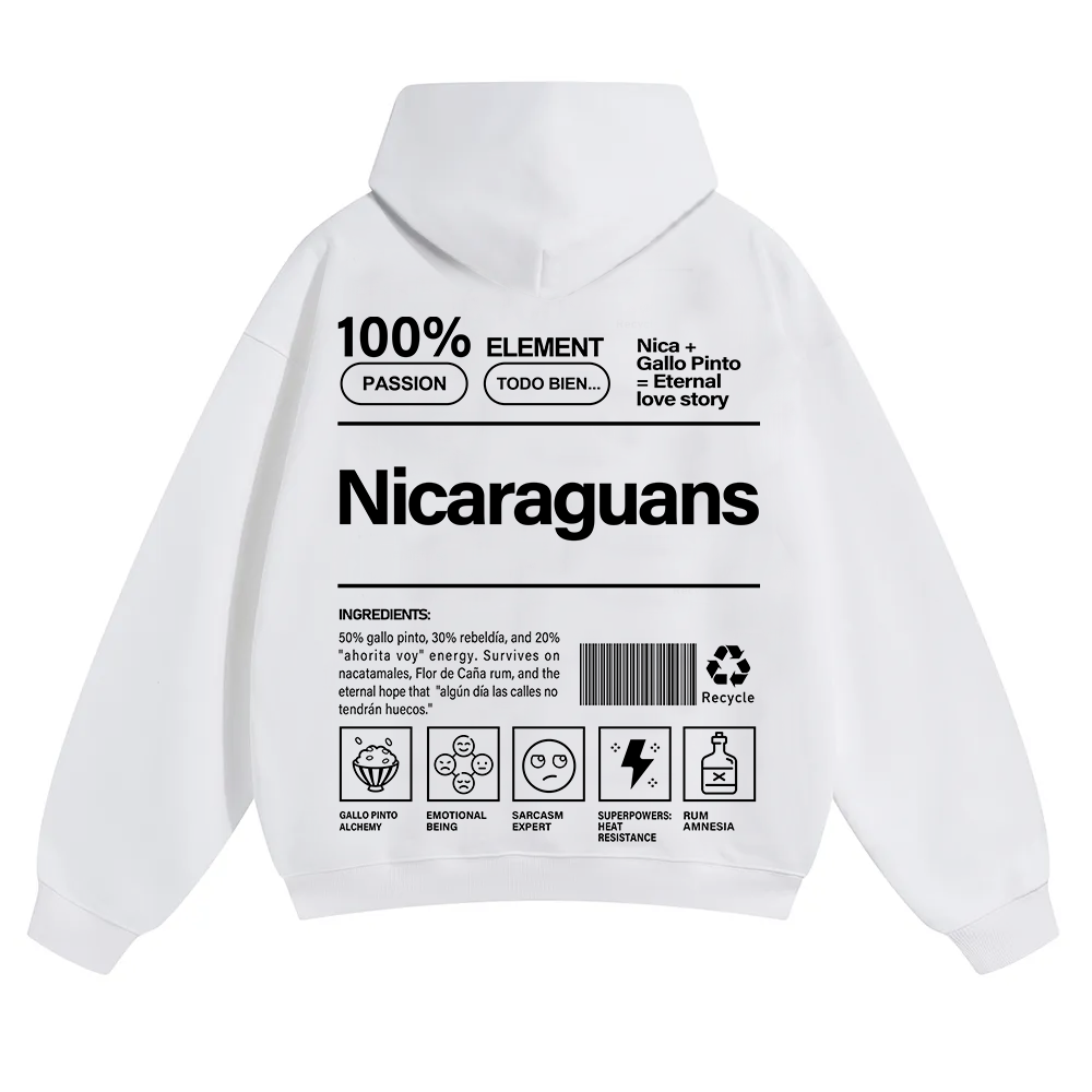 Nicaraguans Unisex Fit Color Hoodie wearishow